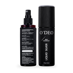 Déodorant O'DEO homme sans aluminium en bouteille 4oz, prêt à l'emploi.
