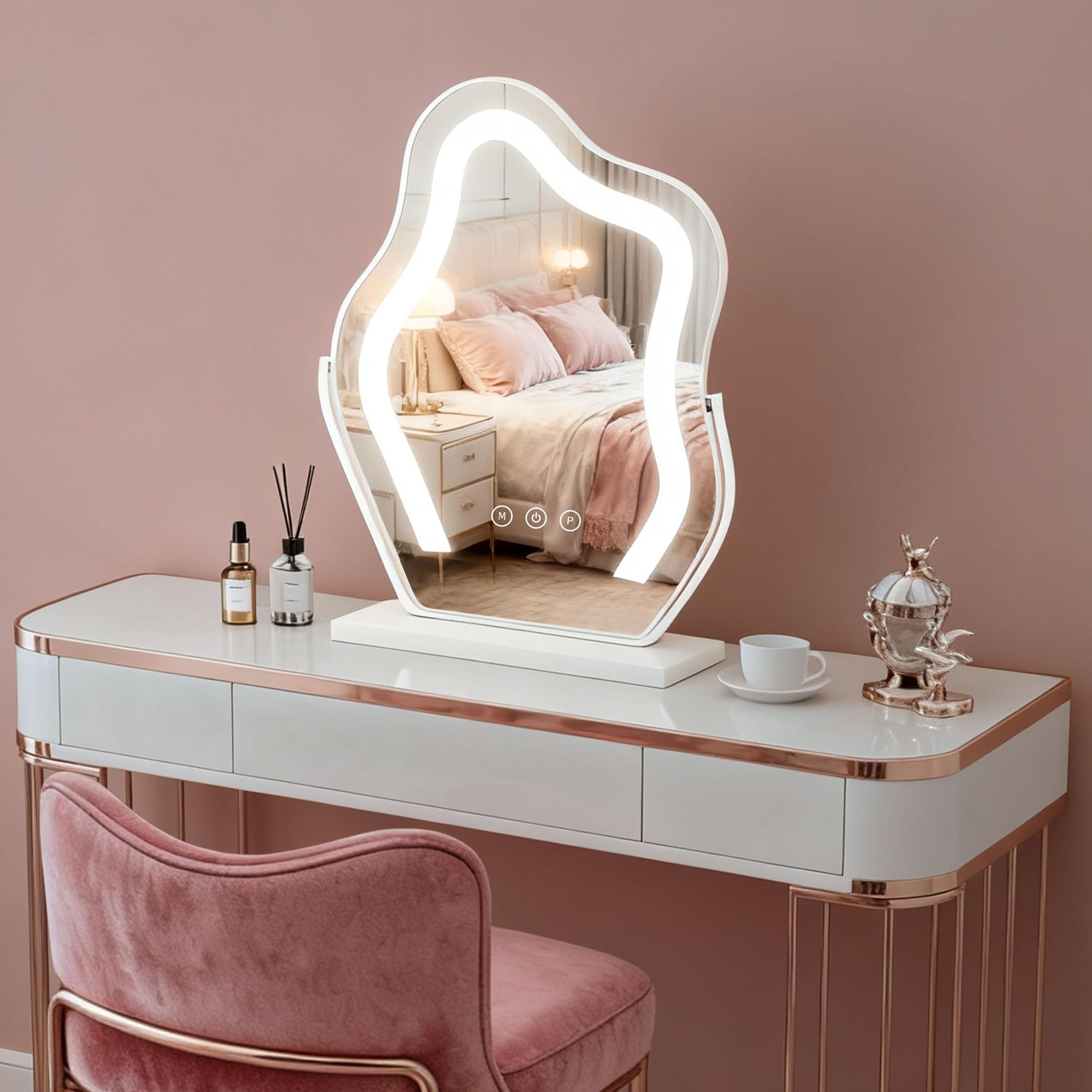 Cadeau vanité moderne Odernmirror, idéal pour femmes et adolescentes.