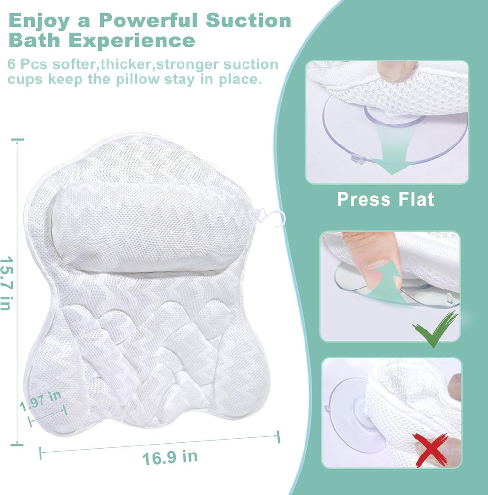 ODOX.MS oreiller-bain soutien-cou-dos ergonomique pour relaxation spa