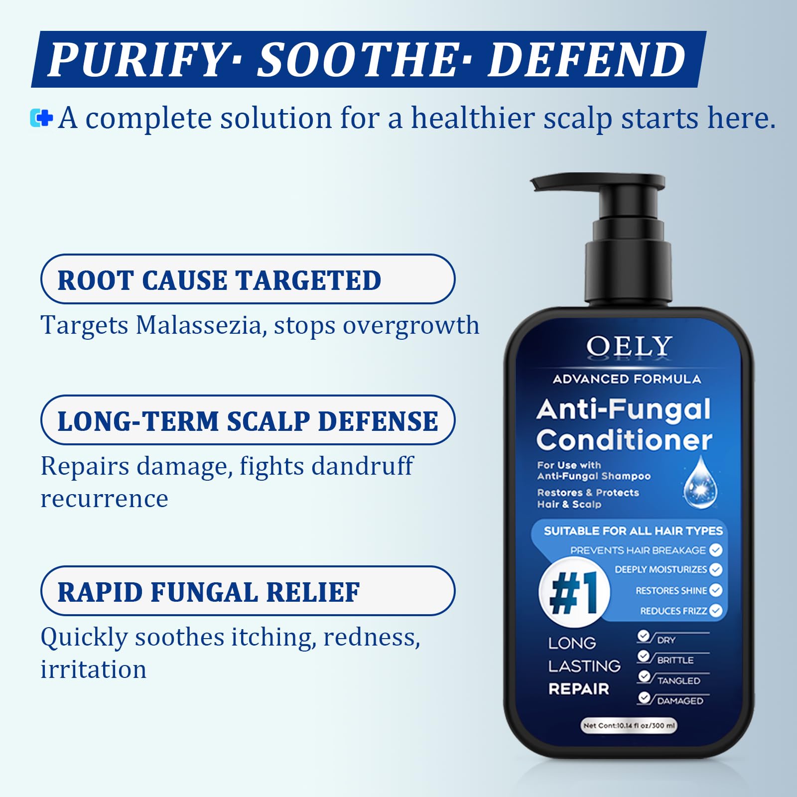 Formule sans sulfates respectant cuir chevelu sensible et cheveux traités.