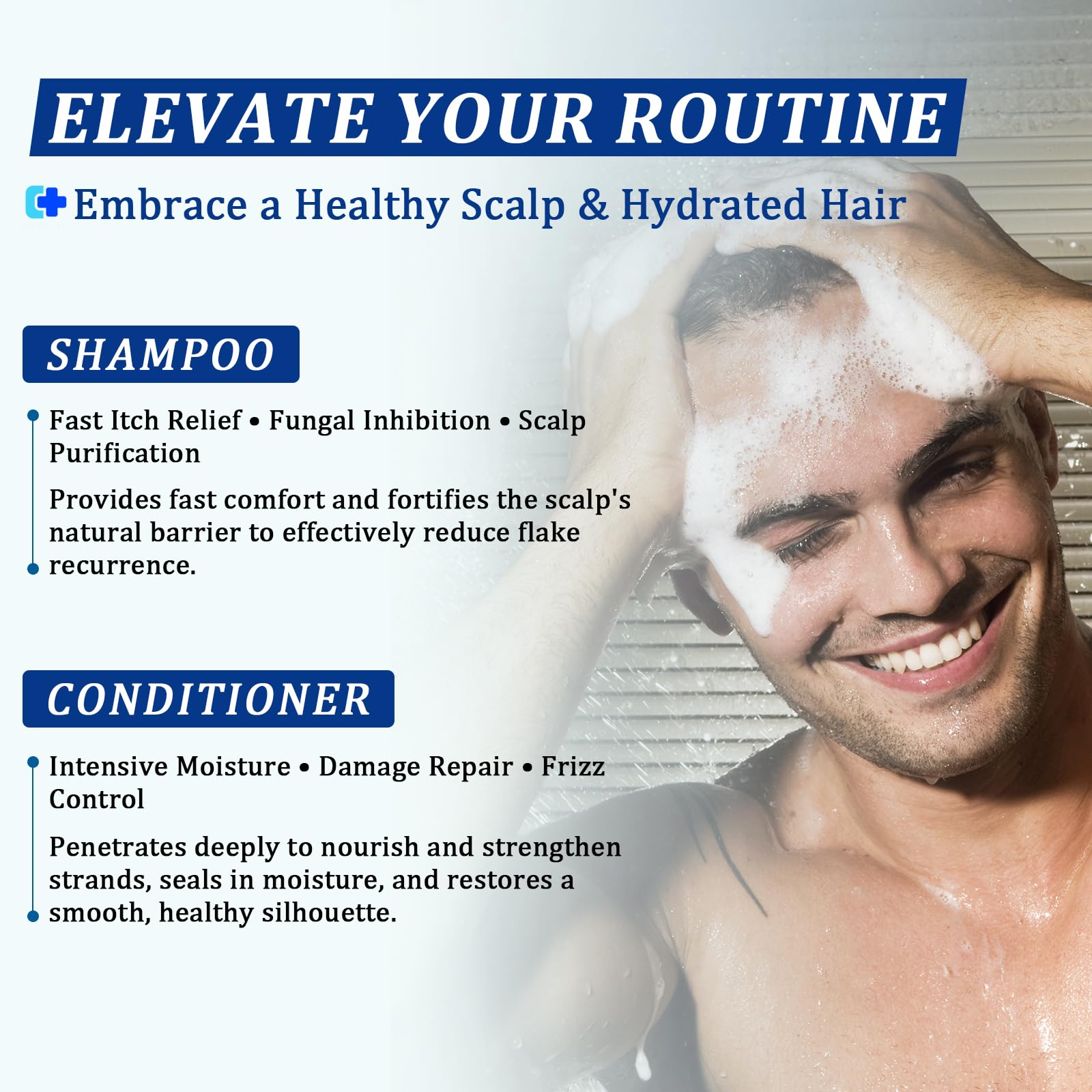 Texture crème du après-shampooing hydratante et nourrissante pour cheveux.