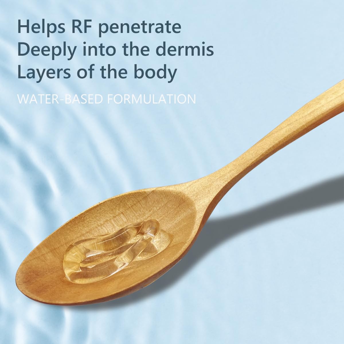 Gel à viscosité idéale Oeneis, glisse fluide pendant les impulsions RF.