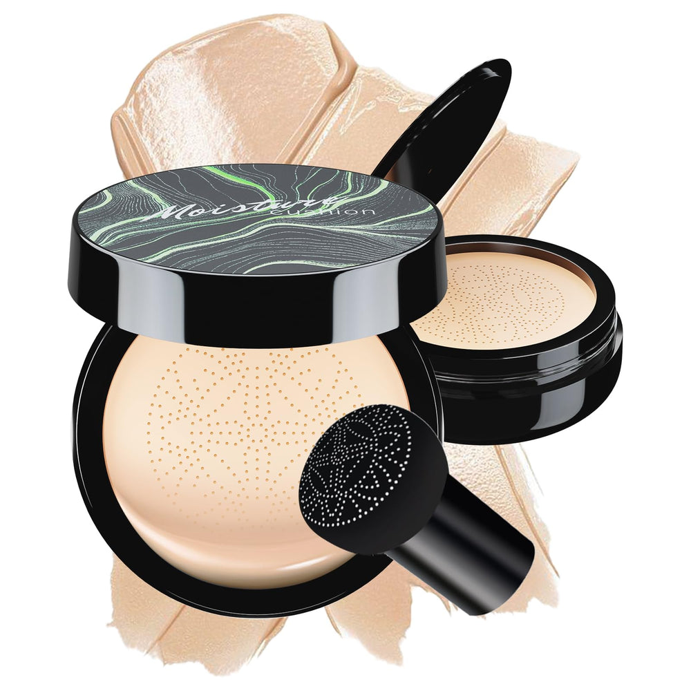 OETUIOW CC Creme Cushion champignon – pompe pratique, teint uniforme.