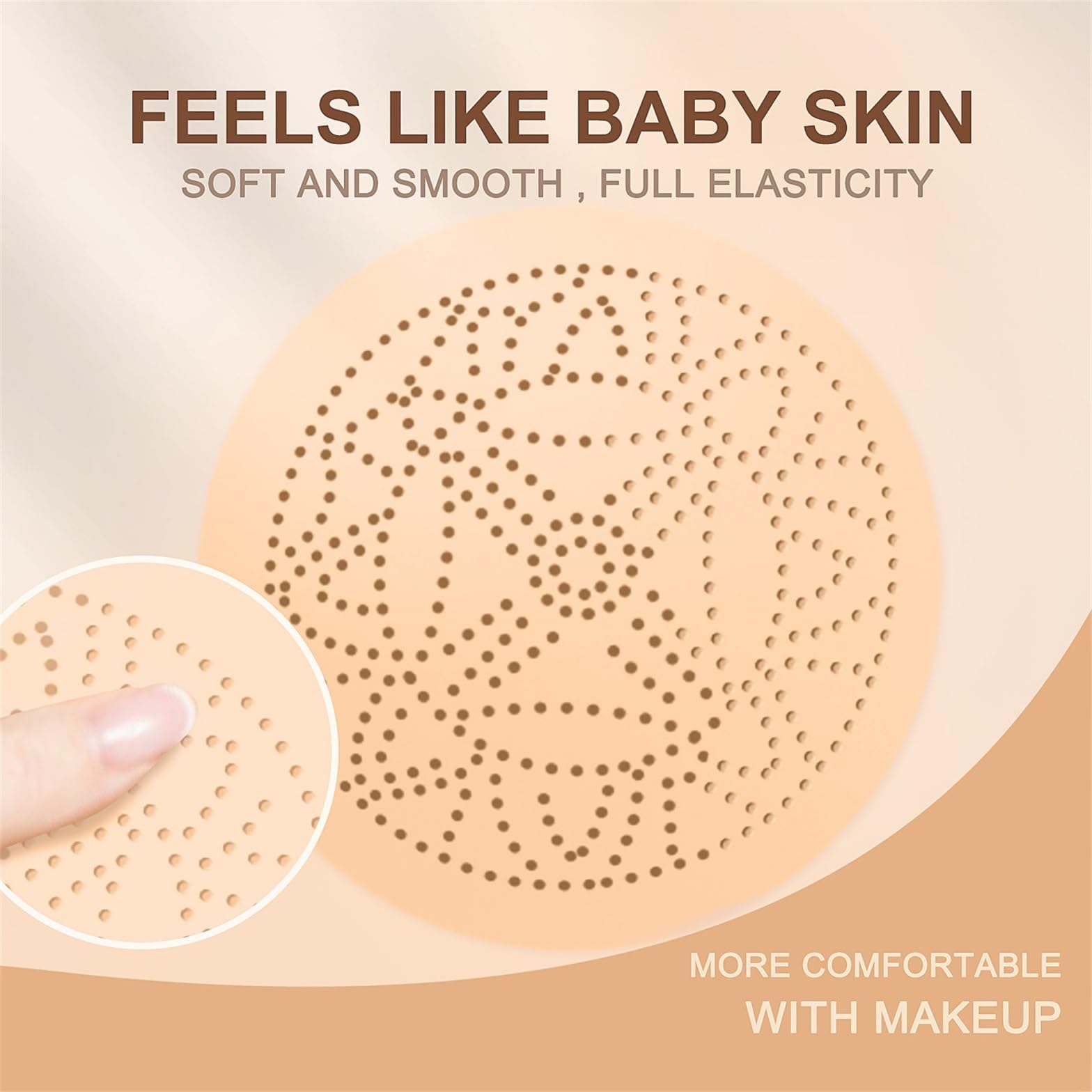 OETUIOW Crème CC Coussin étapes simples d’application pour une tenue durable.