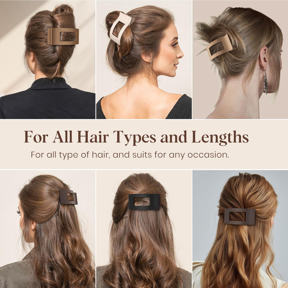 Finition mate Oeusnael, adhérence efficace sans accrocher les cheveux.