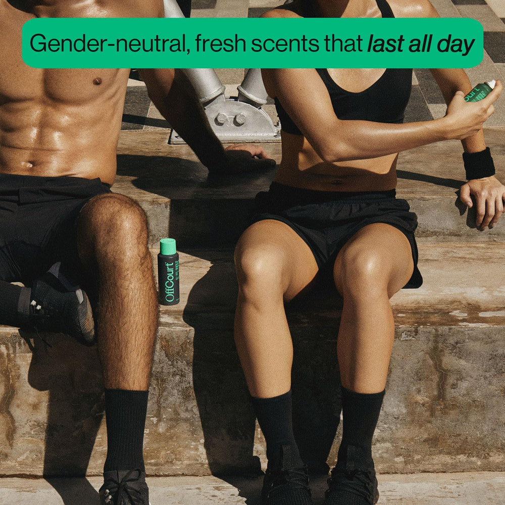 OffCourt long-lasting scent suitable for all-day wear.