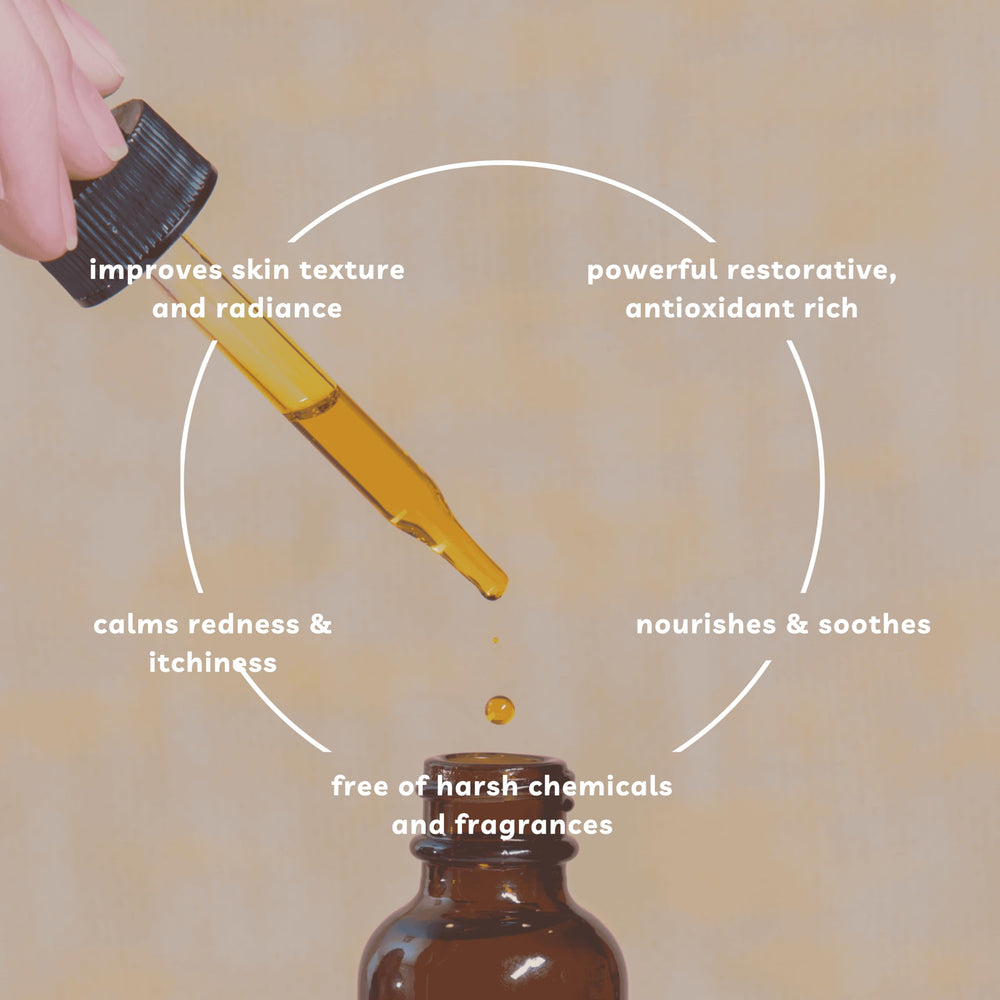 Offernova huile rose musquée, emballage vert: routine soin naturelle et pure.