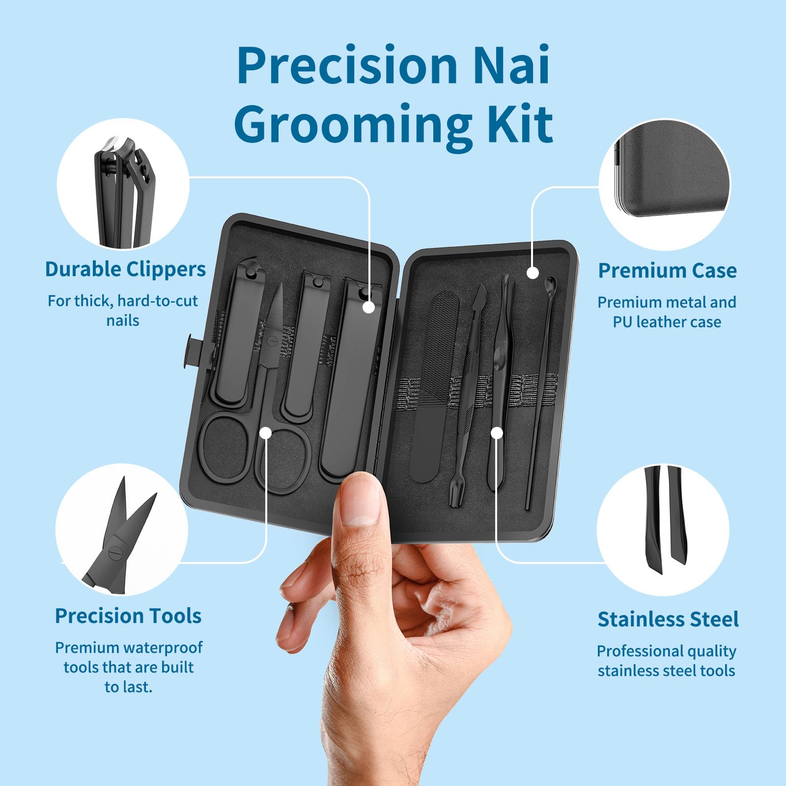 OFIDUS coupe-ongles précision pour des ongles nets et précis.