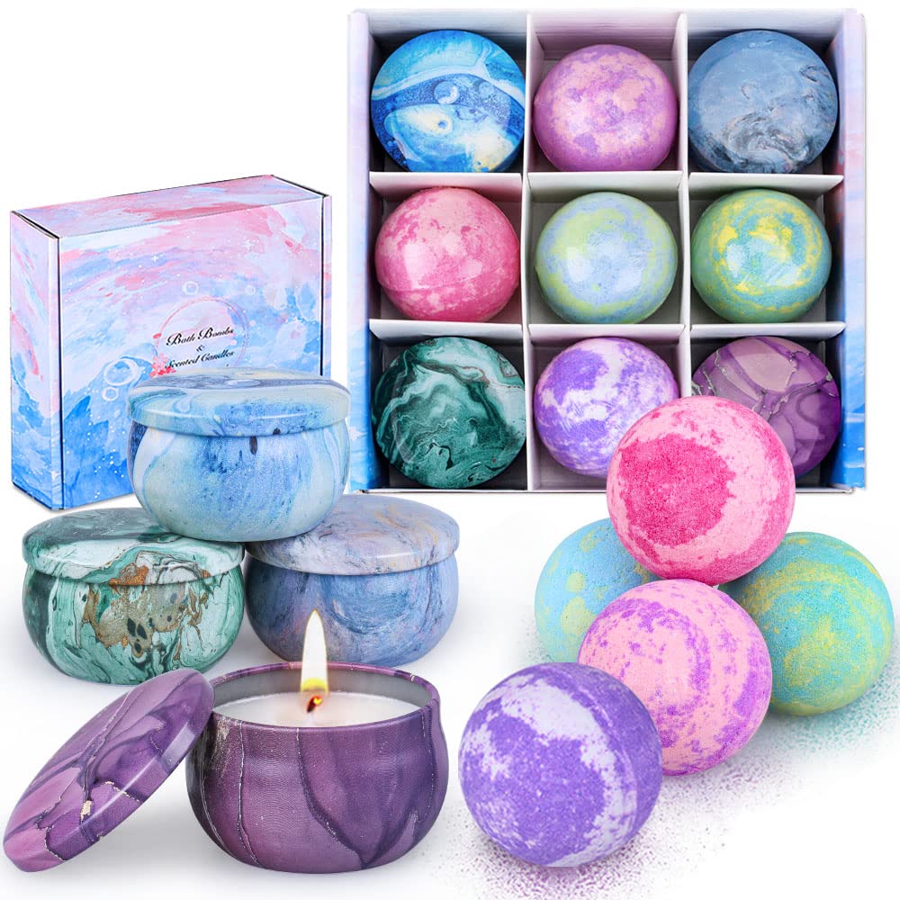 OFUN bombes de bain lavande pour relaxation et hydratation cutanée.
