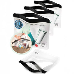 Ogato Trousse de toilette transparente quart idéale pour les liquides en voyage.