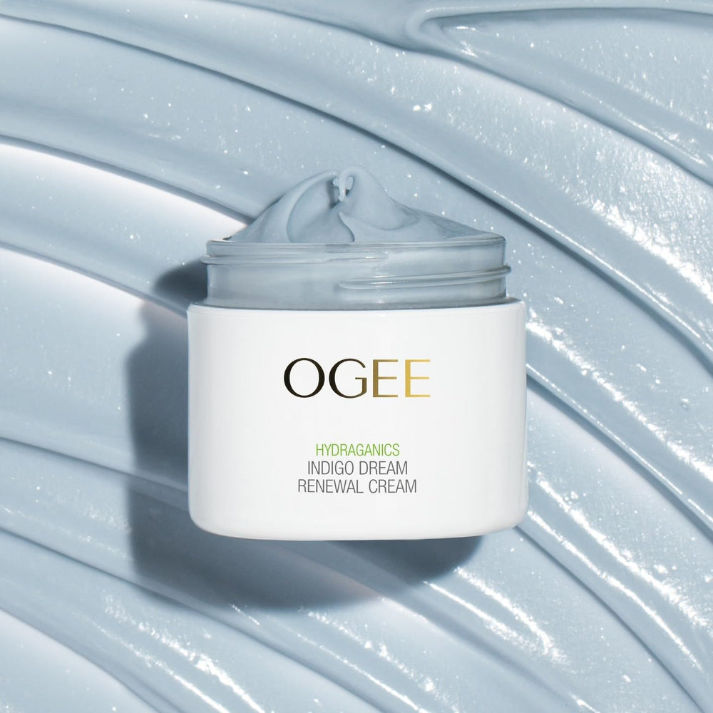Ogee Indigo Dream Renewal Crème Visage – ingrédients biologiques certifiés.