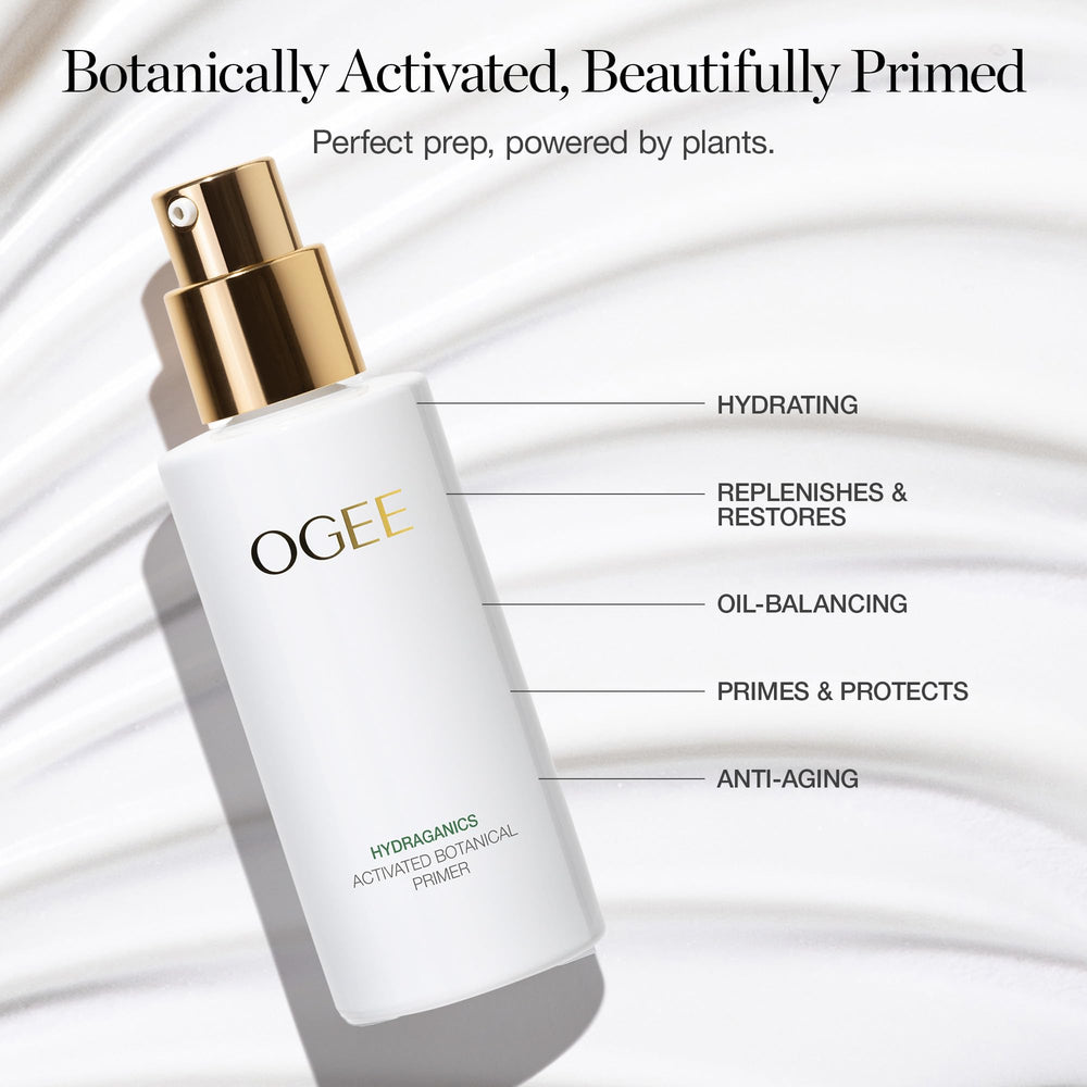 Application facile avec le primer Ogee sur peau propre.