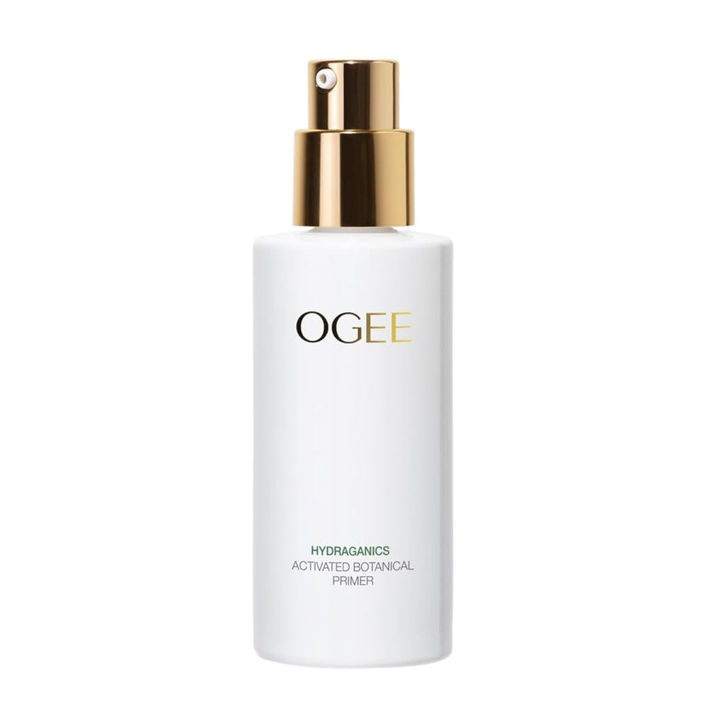 Primer Ogee : bouteille hydratante prête pour un teint frais et uniforme.