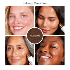 Emballage compact d'Ogee Sculpted Face Stick pour retouches en déplacement
