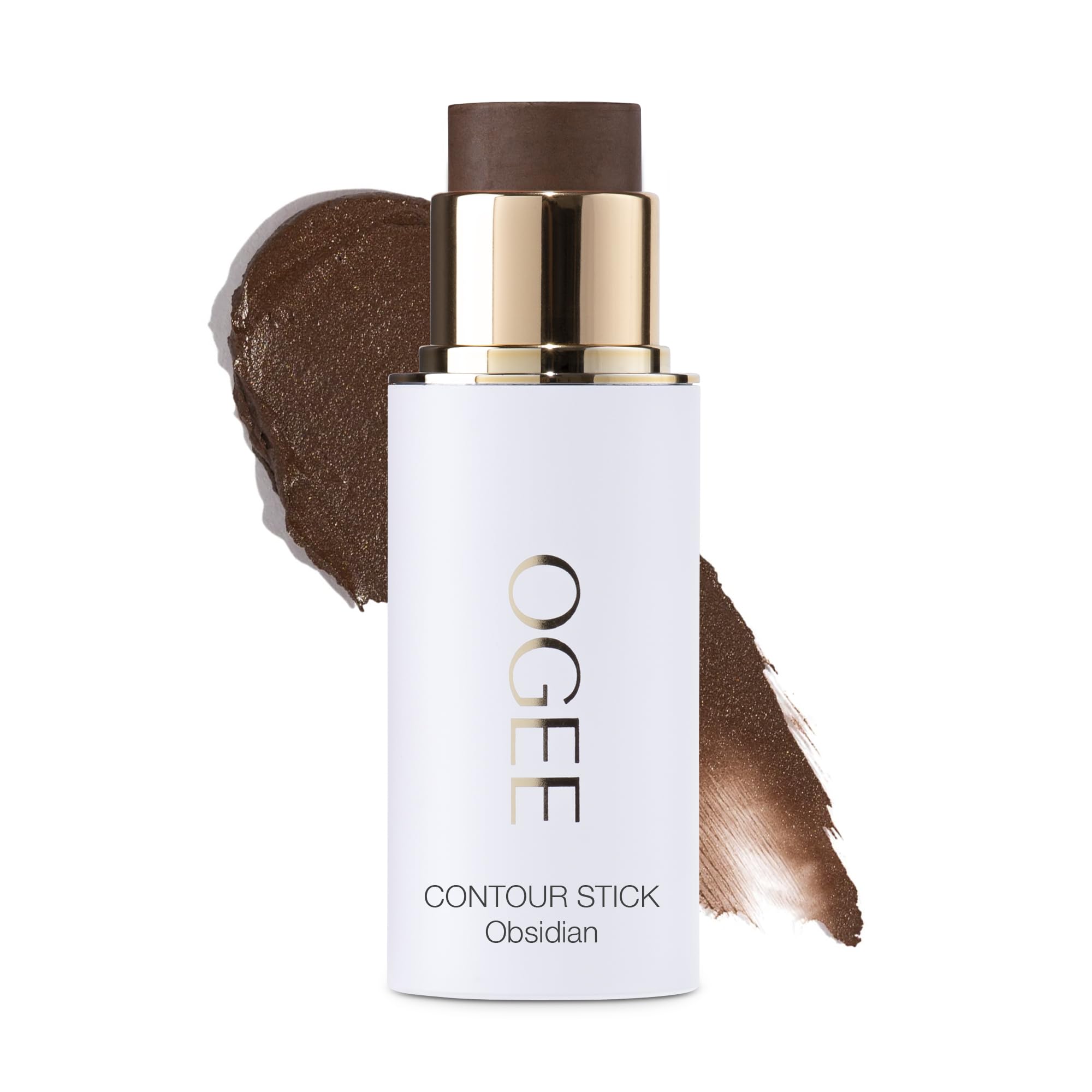 Ogee Sculpted Face Stick obsidienne bronze mat pour un bronzage naturel et durable