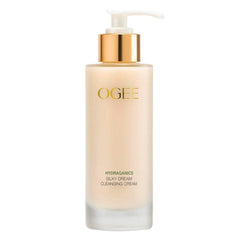 Ogee Soie Dream crème nettoyante visage en flacon, hydratation rapide et douce.
