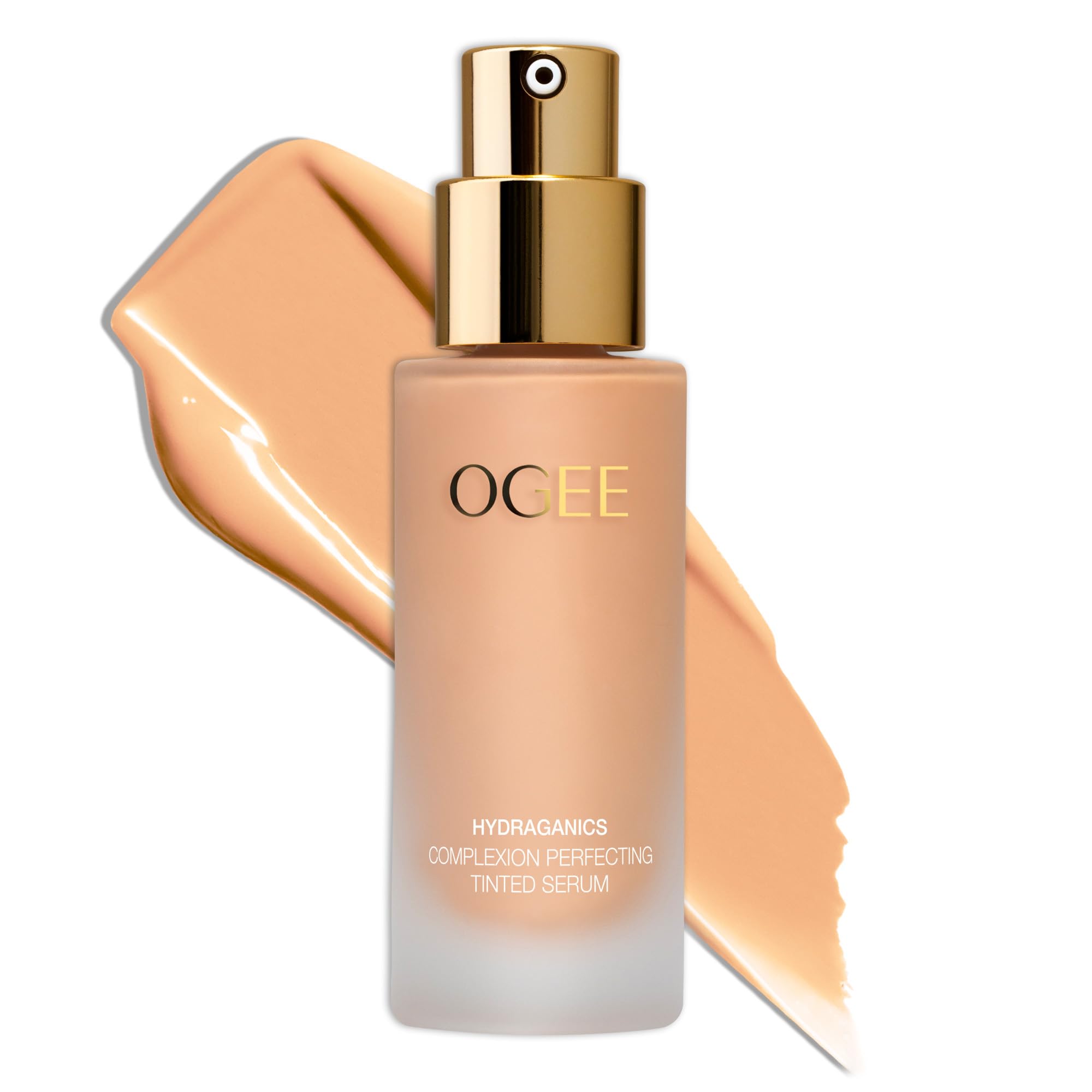 Ogee Fond de teint liquide Perfecteur, flacon, couvrance naturelle modulable.