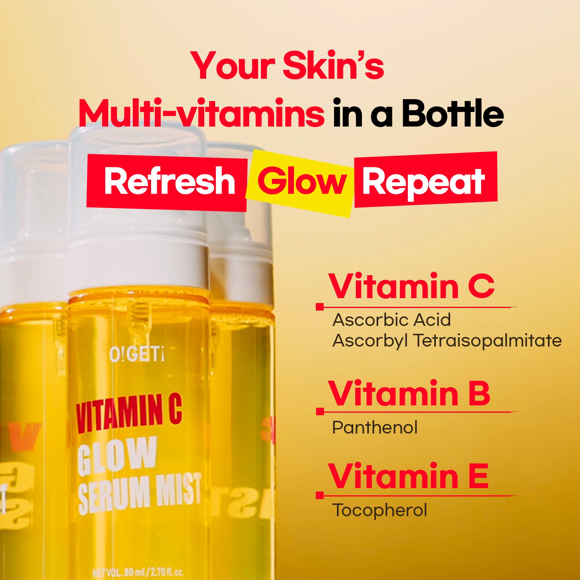 O!GETi-vitamines-c-b-e-revival-peau — trio de vitamines pour revitaliser la peau.