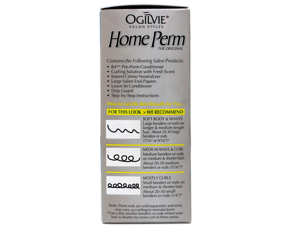 Ogilvie Home Perm Original – formulation douce minimisant les dommages et adaptée aux cheveux normaux