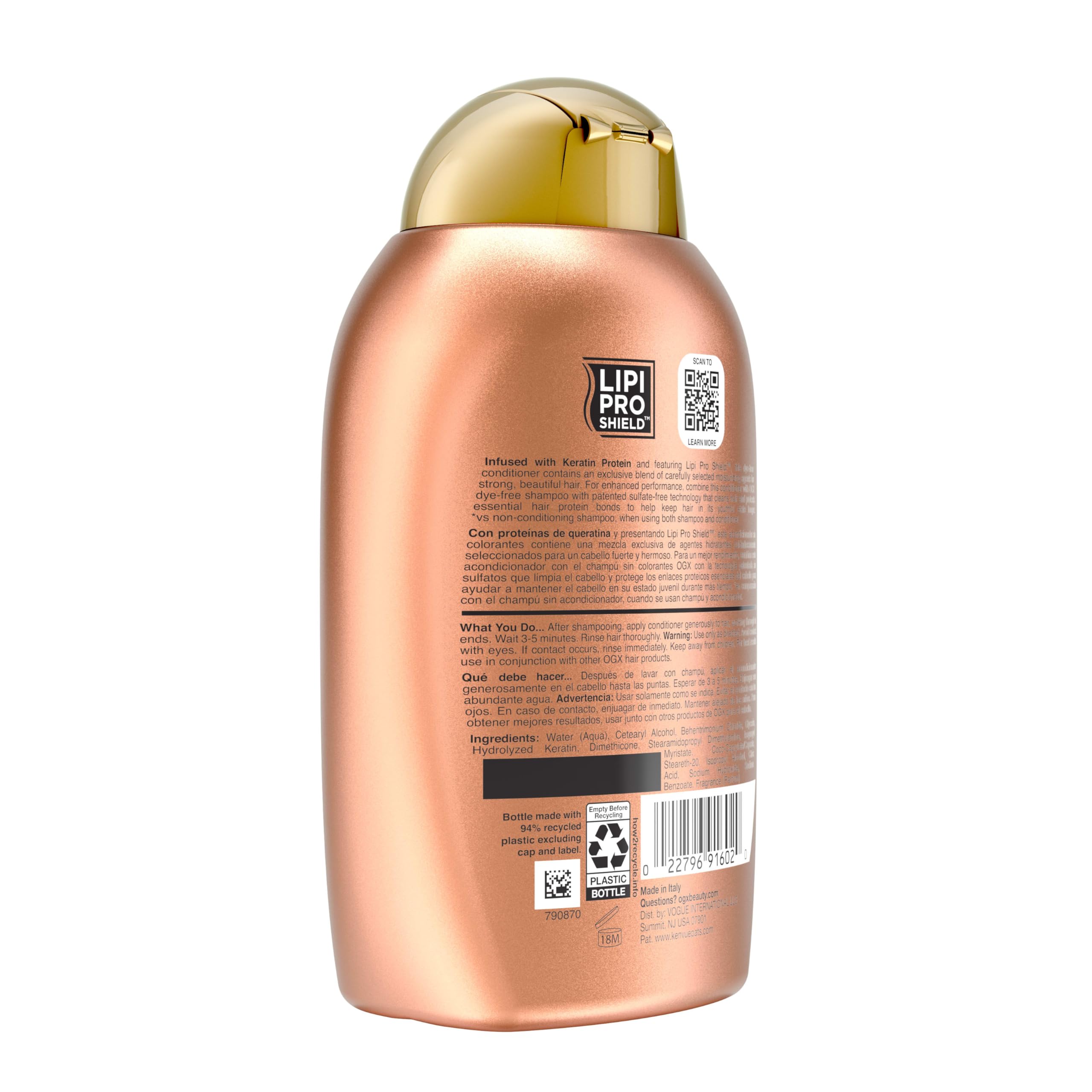 OGX Ever-Straightening, senteur coco-noix, routine sensorielle agréable