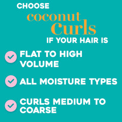 OGX Quenching Coconut Curls infusion coco miel nourrissant les boucles.