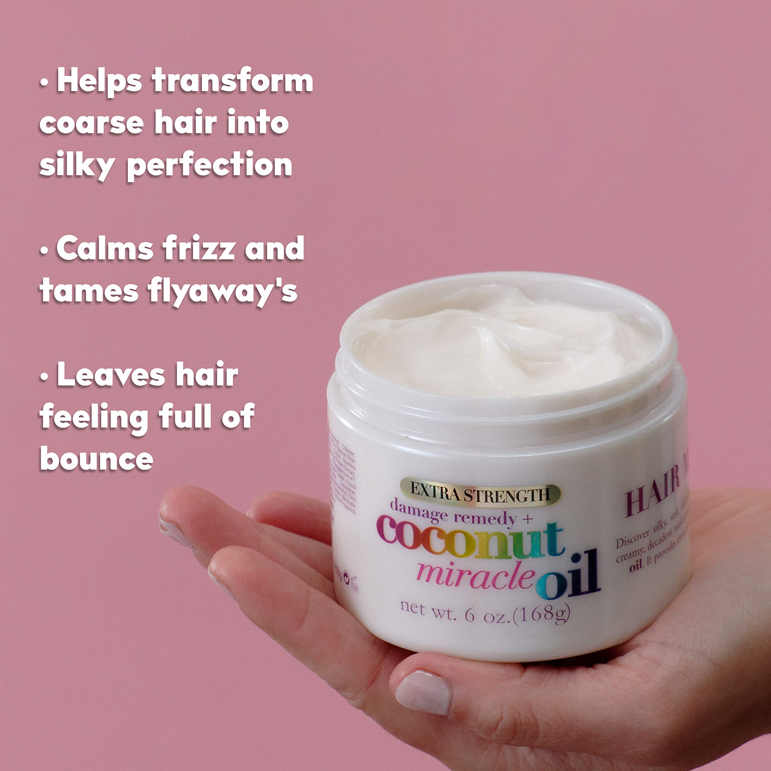 OGX Remède anti-dommages parfum coco-vanille, fragrance agréable sur les cheveux.