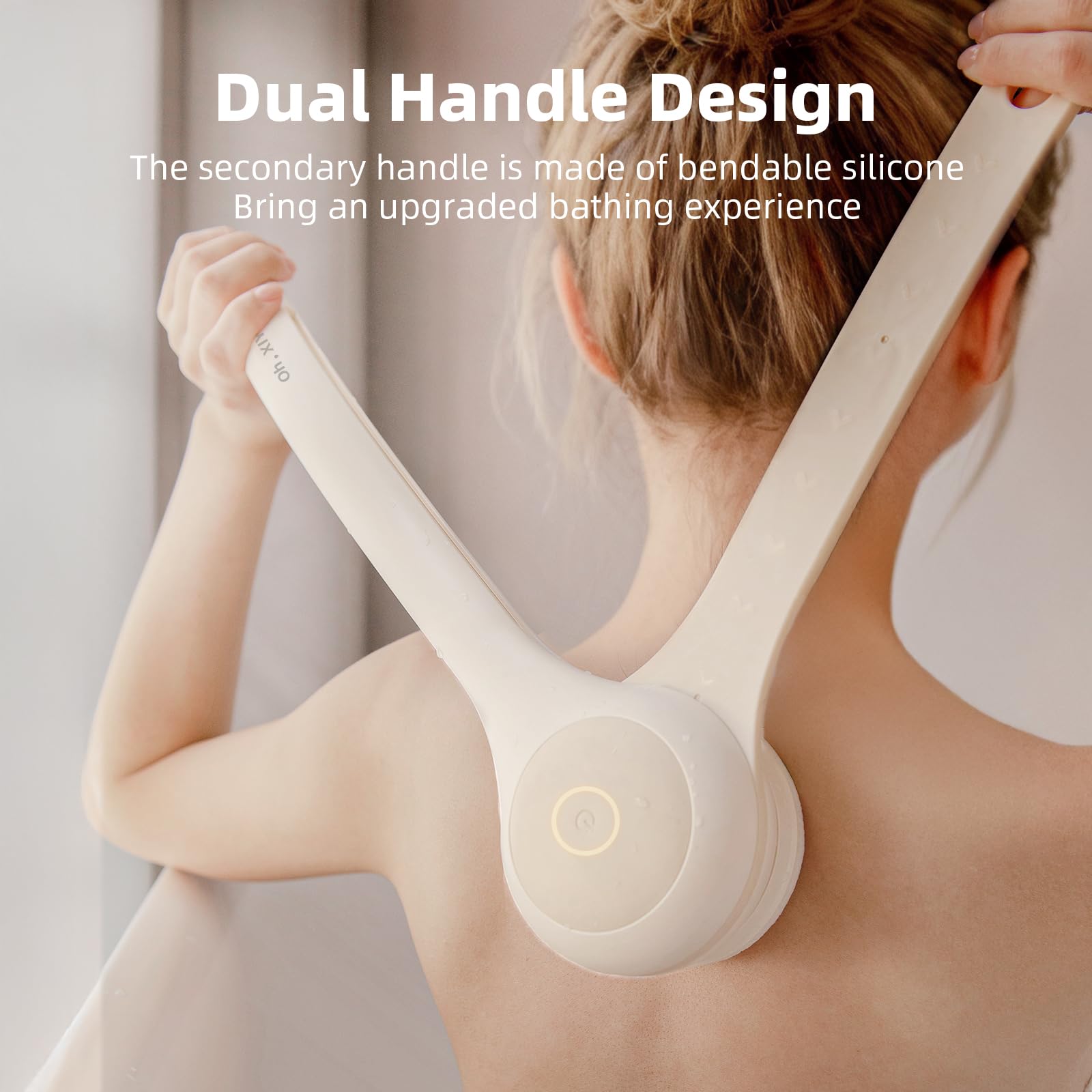 Oh,XIYU brosse-corps-électrique avec applicateur de lotion