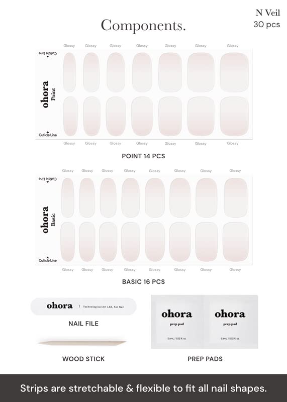 ohhora N Veil – lime et batonnet inclus pour les finitions