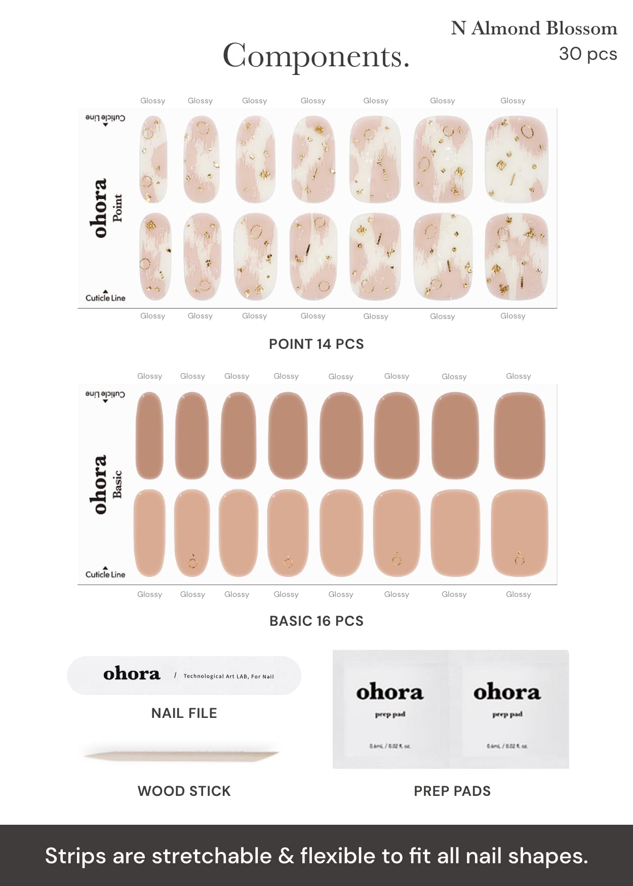 Ohora Almond Blossom – texture douce, pose confortable et satinée.