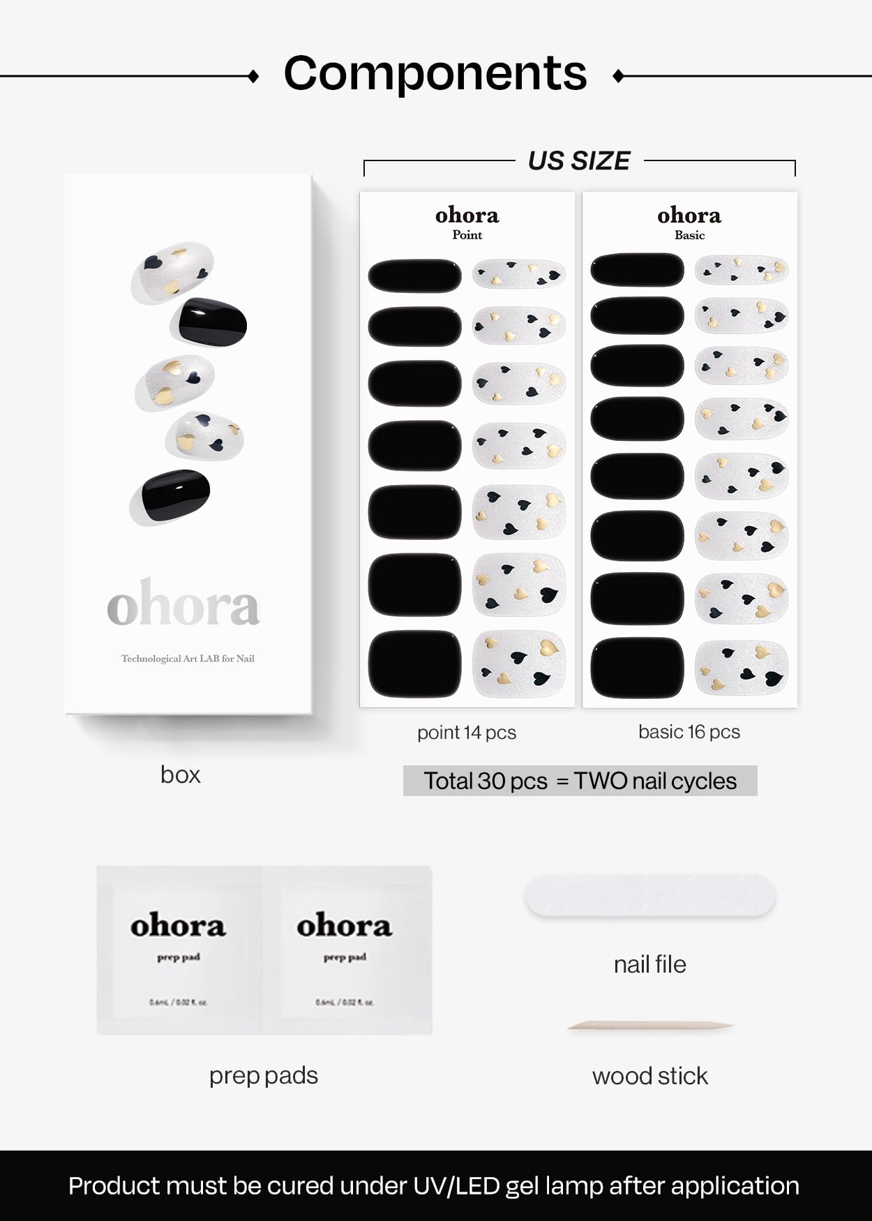 Ohora application rapide pour des ongles soignés.