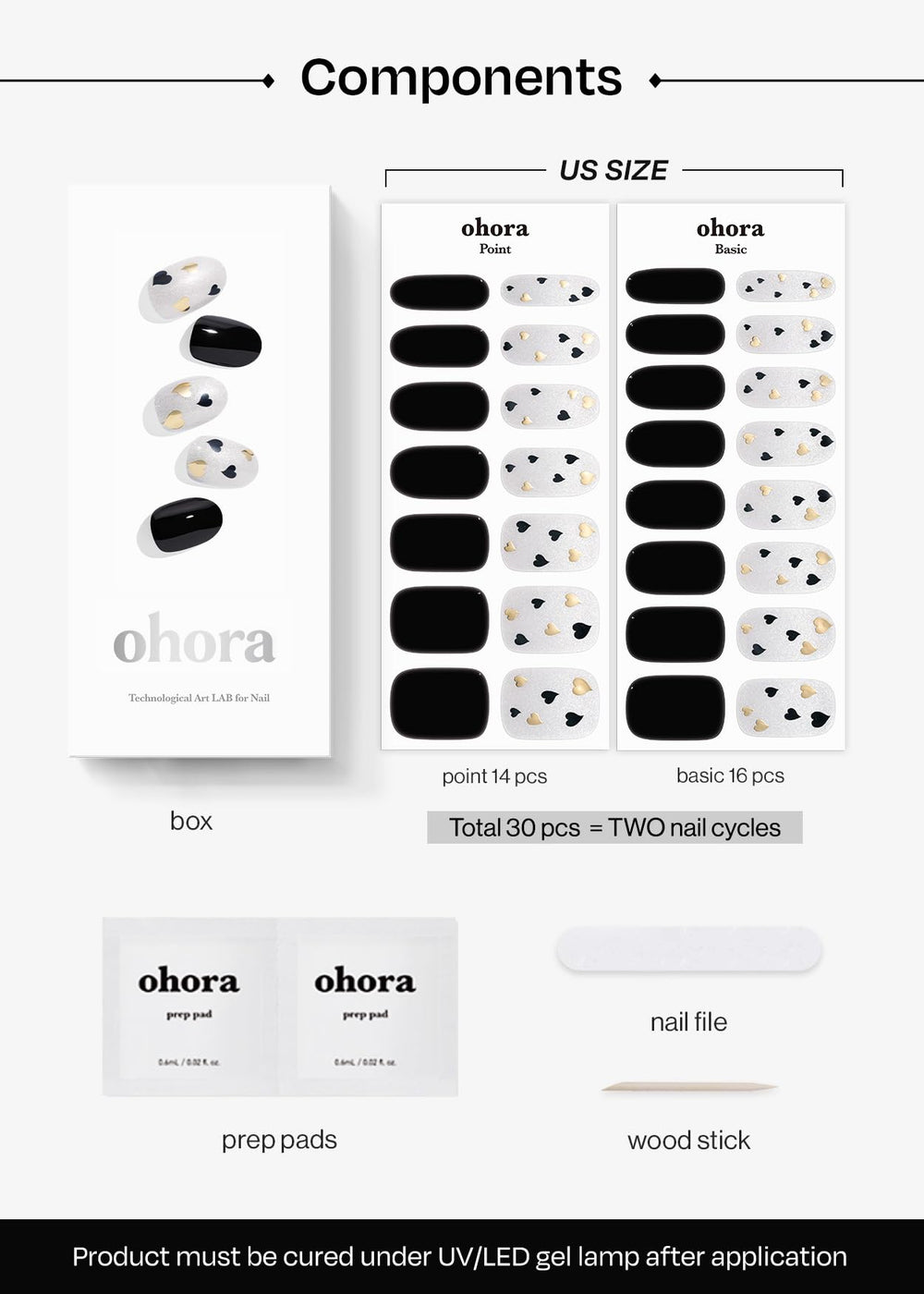 Ohora application rapide pour des ongles soignés.
