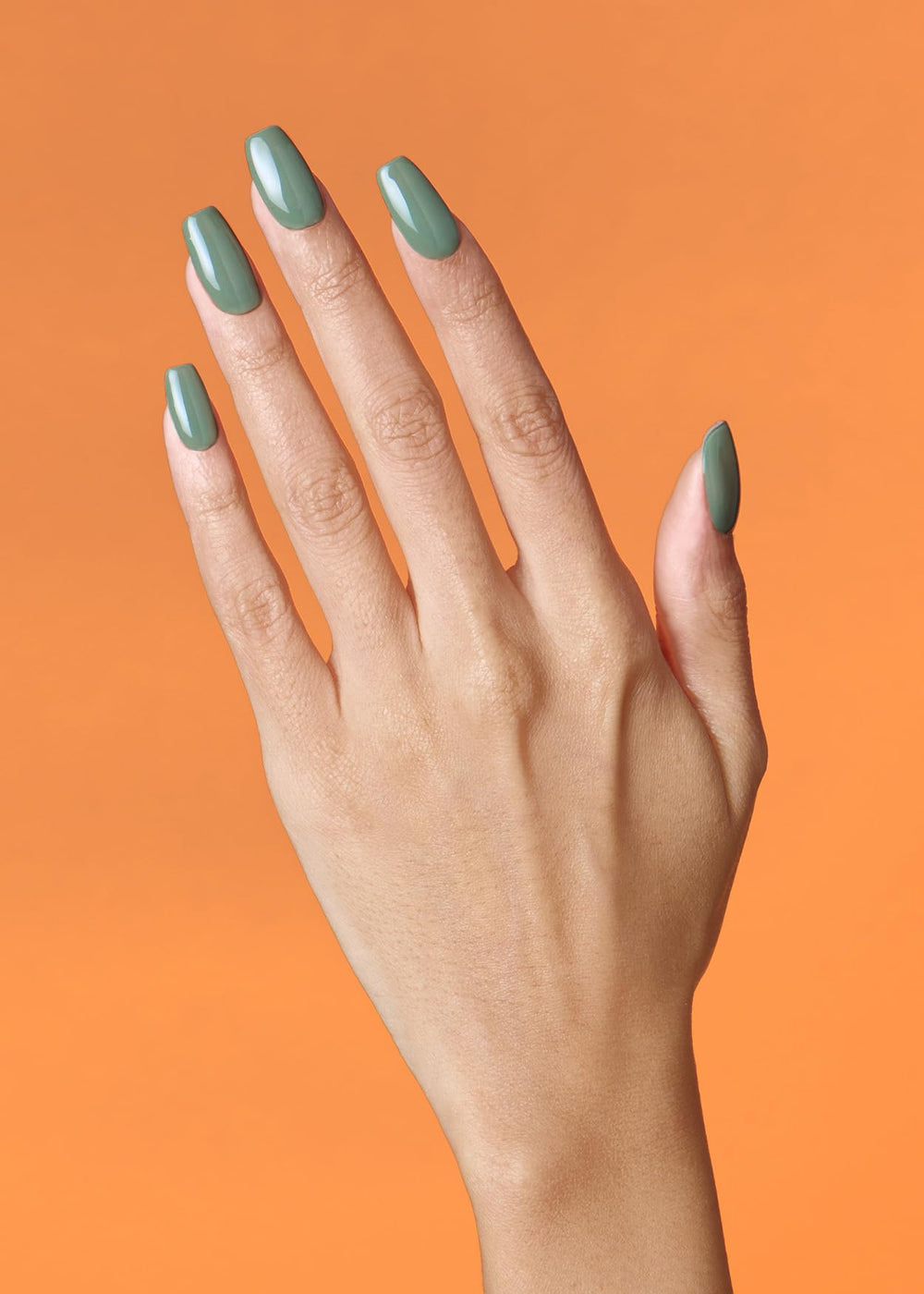 ohora bandes gel semi-cuites feuille creme vert, adhésion durable sur tous les ongles