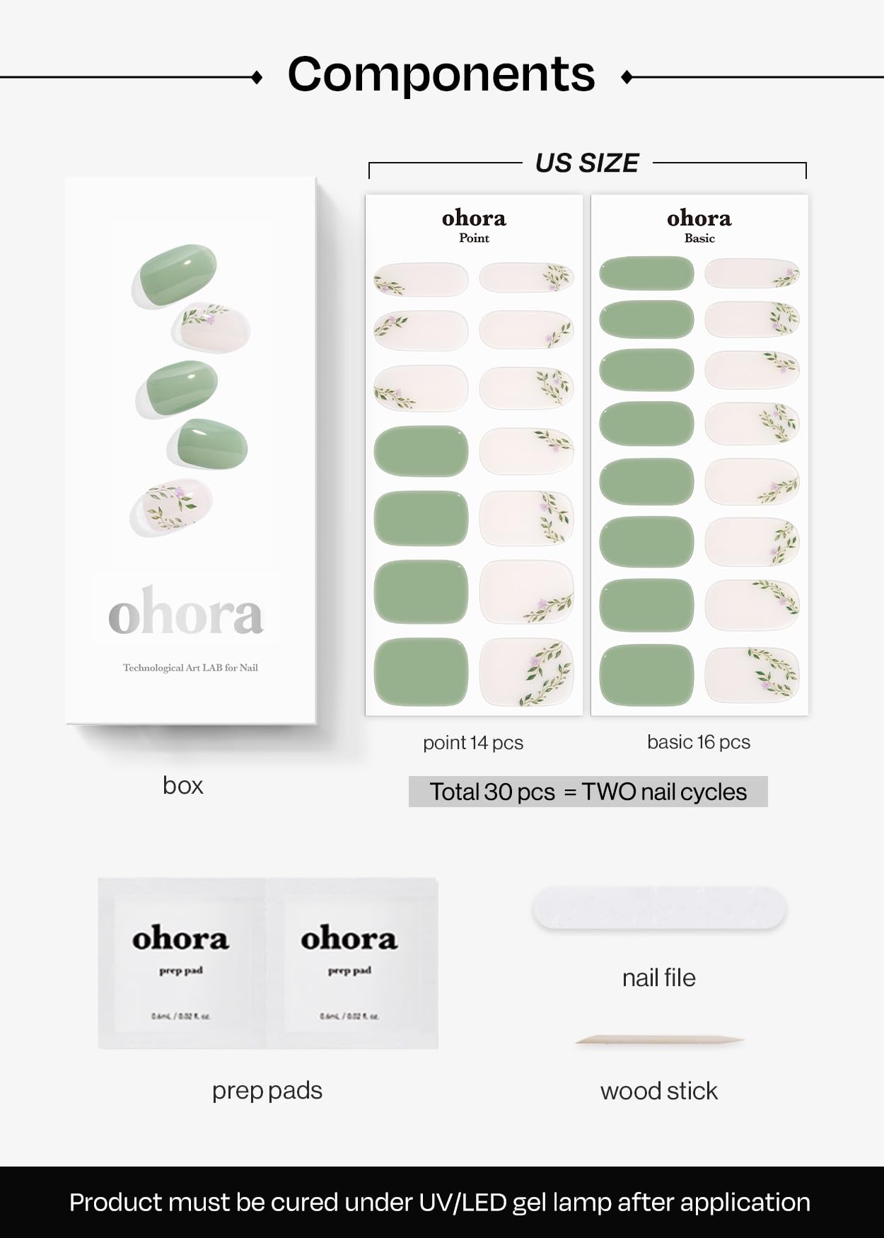 Ohora N Spring Garden brillance et tenue longue durée apres durcissement