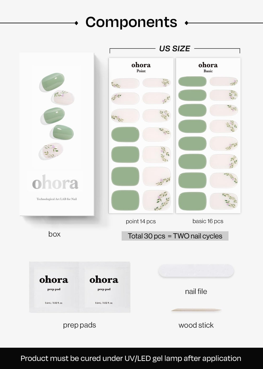 Ohora N Spring Garden brillance et tenue longue durée apres durcissement