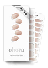 Ohora Bandes Gel Semi-Cuites Ongles Nude Ombre – fini naturel et durable.