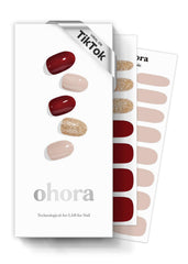 Ohora Rosewood – application rapide des bandes gel semi-cuits pour un look soigné