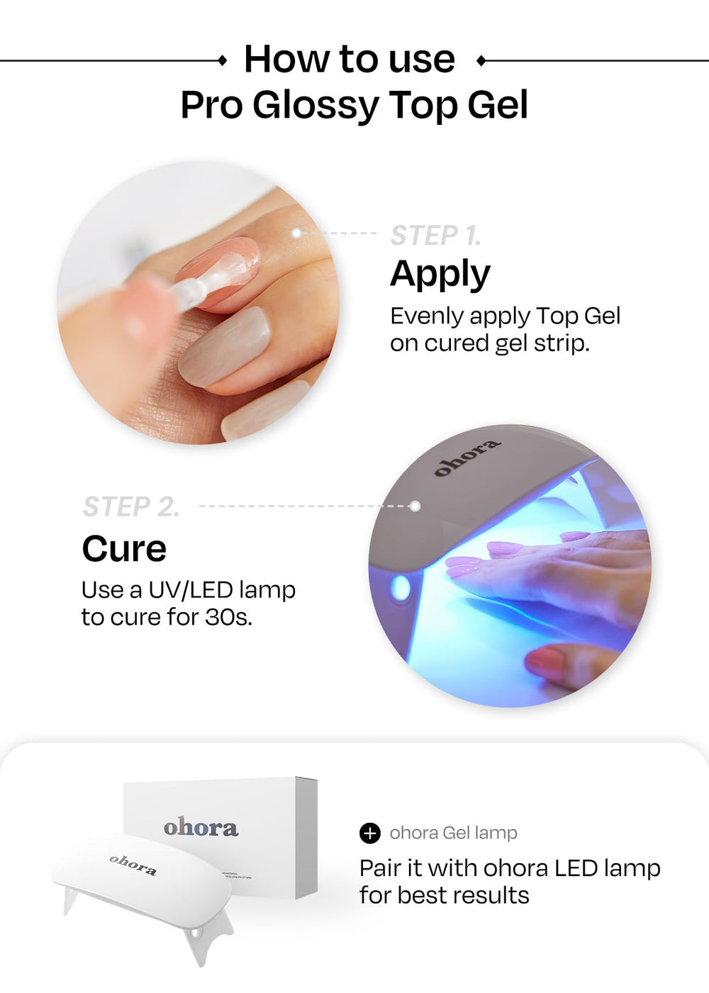 ohora gel-finition-impermeable: couche finale résistante à l'eau pour une finition durable.