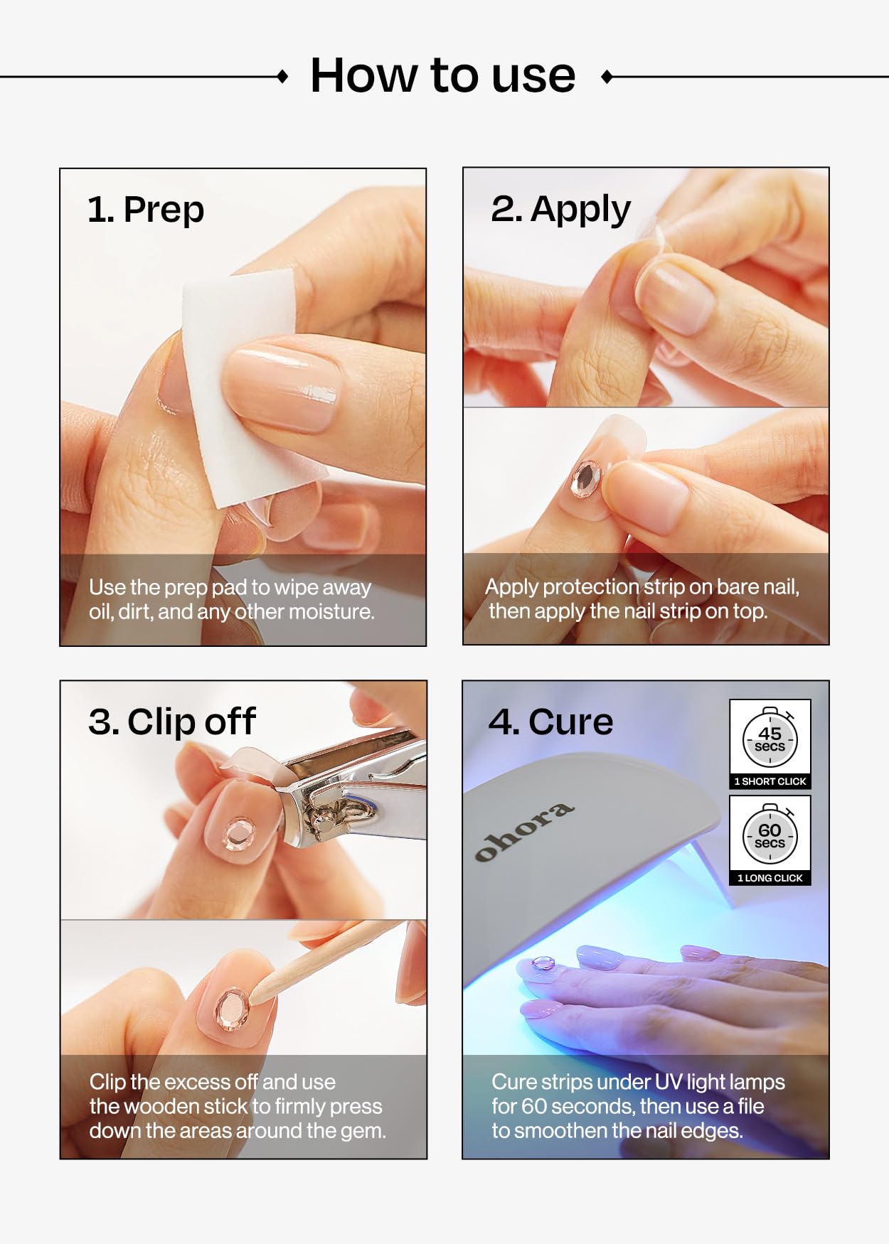 Ohora compatibilite lampes UV-LED N Juicy Grape – convient a tous ongles