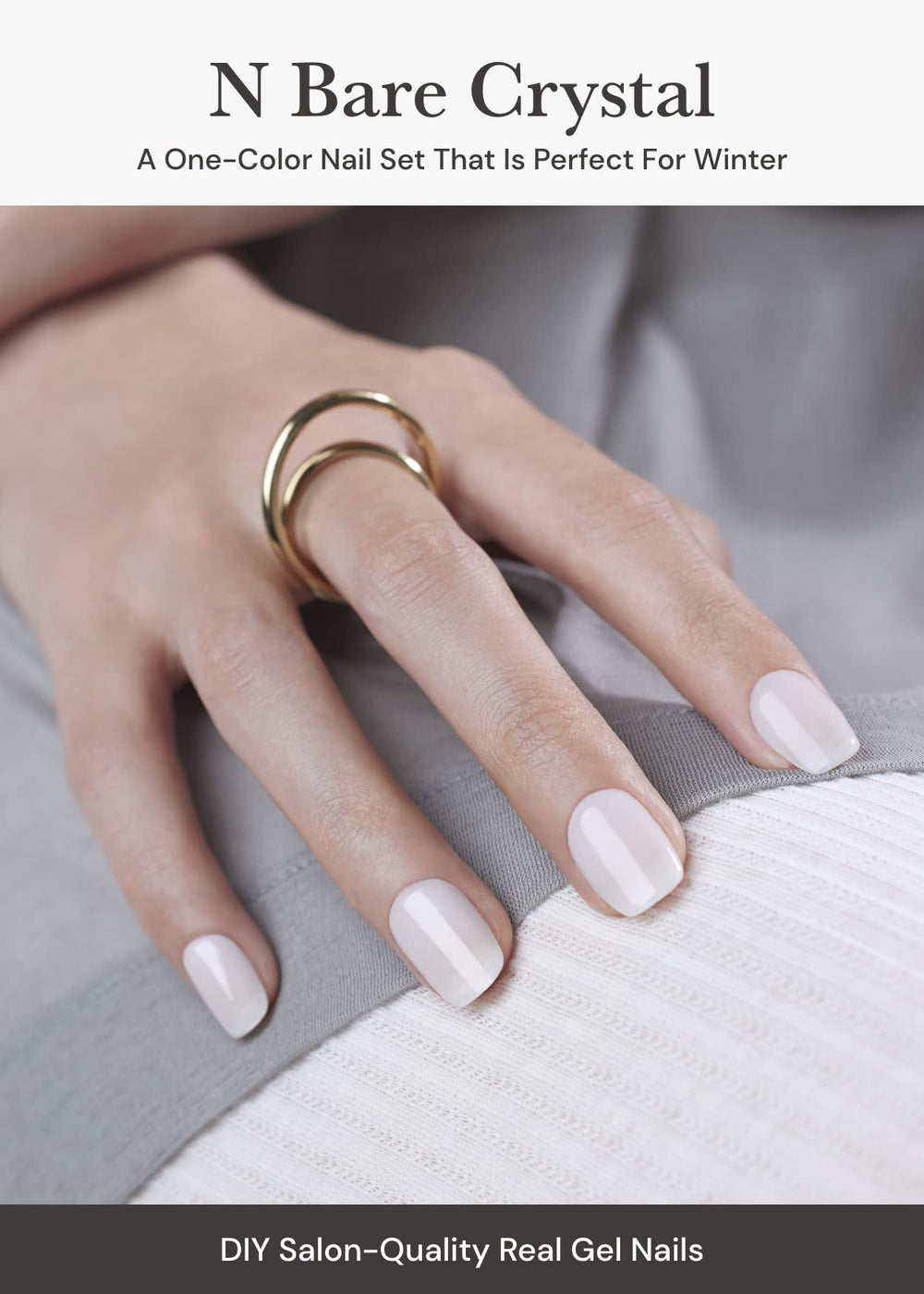 ohora N Bare Crystal – 30 stickers ongles faciles à utiliser
