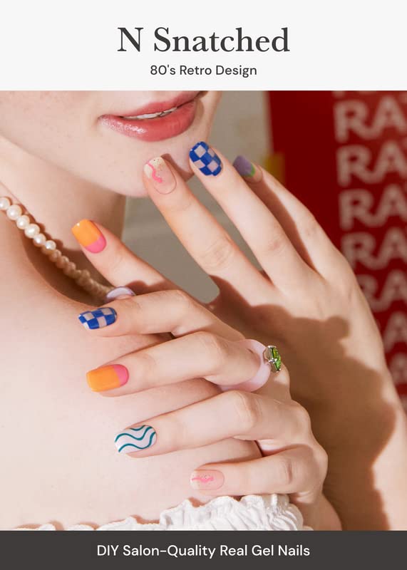 Ohora Strips bleu lignes — look moderne et application facile.