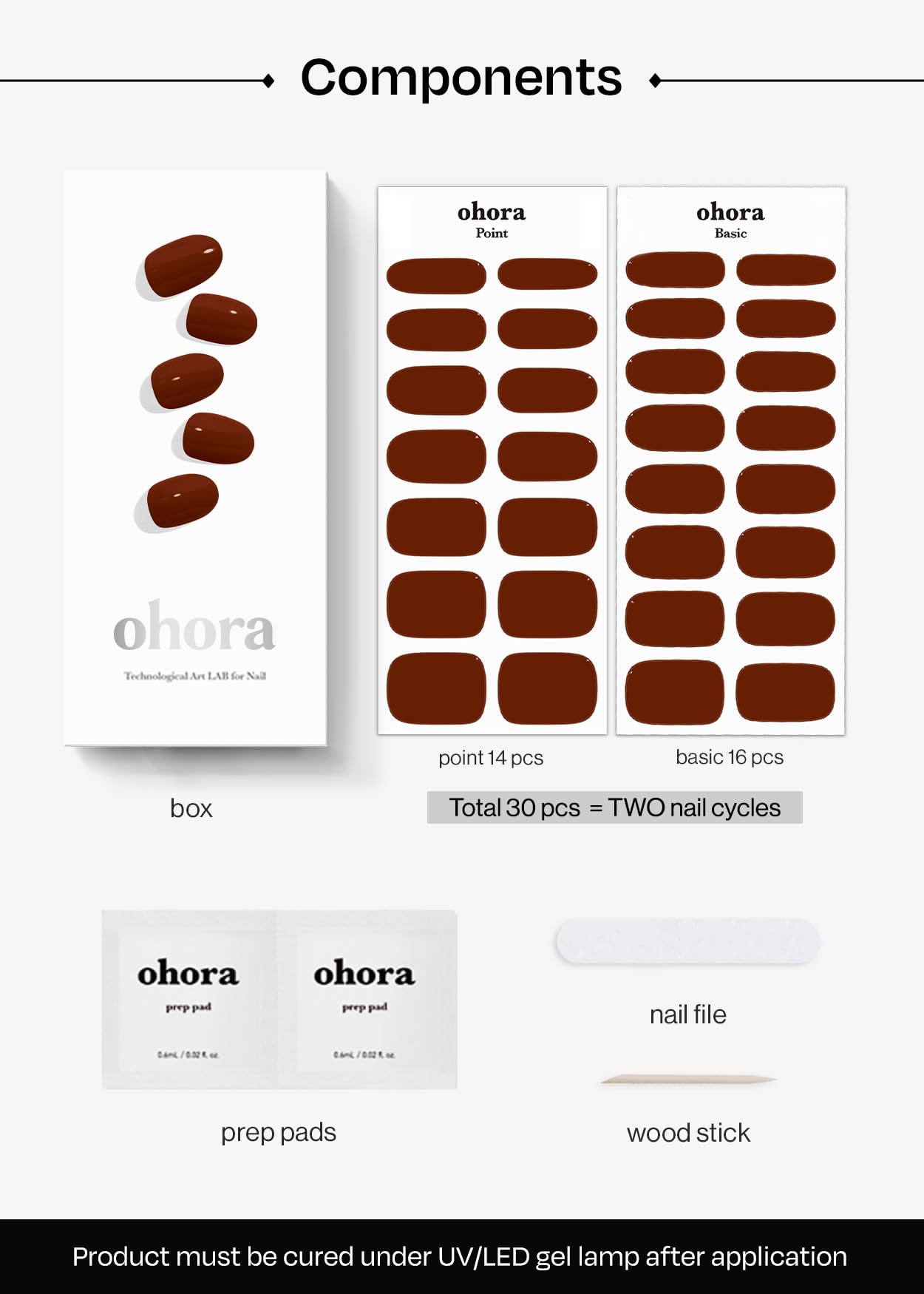 ohora N Chilly : contient 30 wraps et outils pratiques inclus