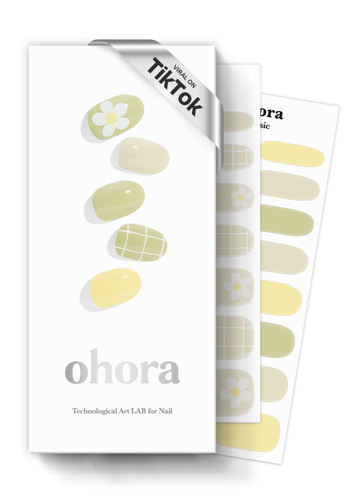 Ohora N Olivia — boîte de bandes vert motifs pour un look rapide et durable.