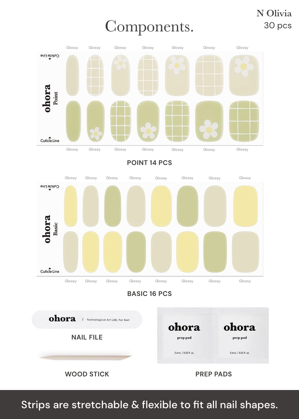 Ohora N Olivia — finition imperméable prolongeant la tenue.