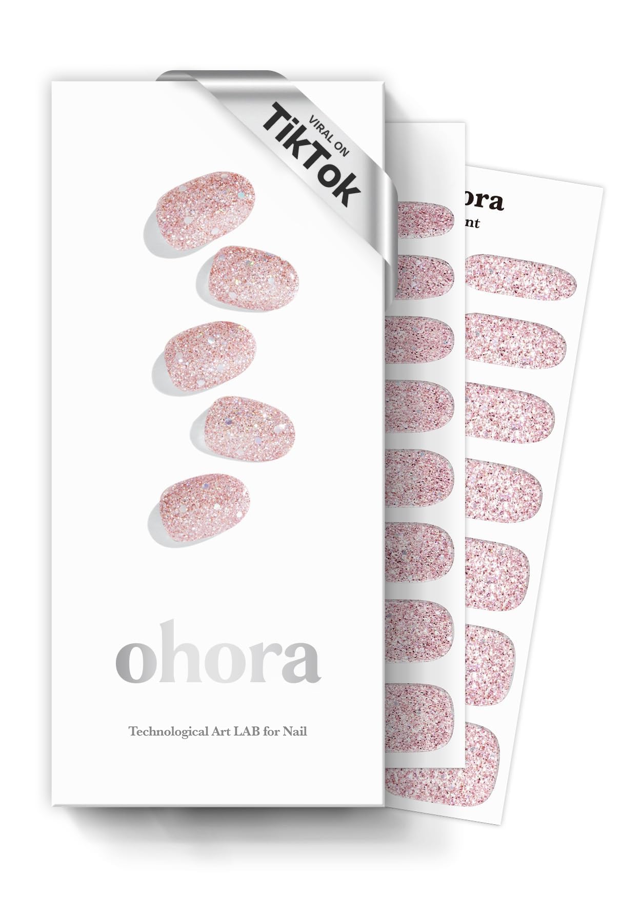 ohora N Pixie Dust – kit de strips gel semi-cures pour une pose rapide