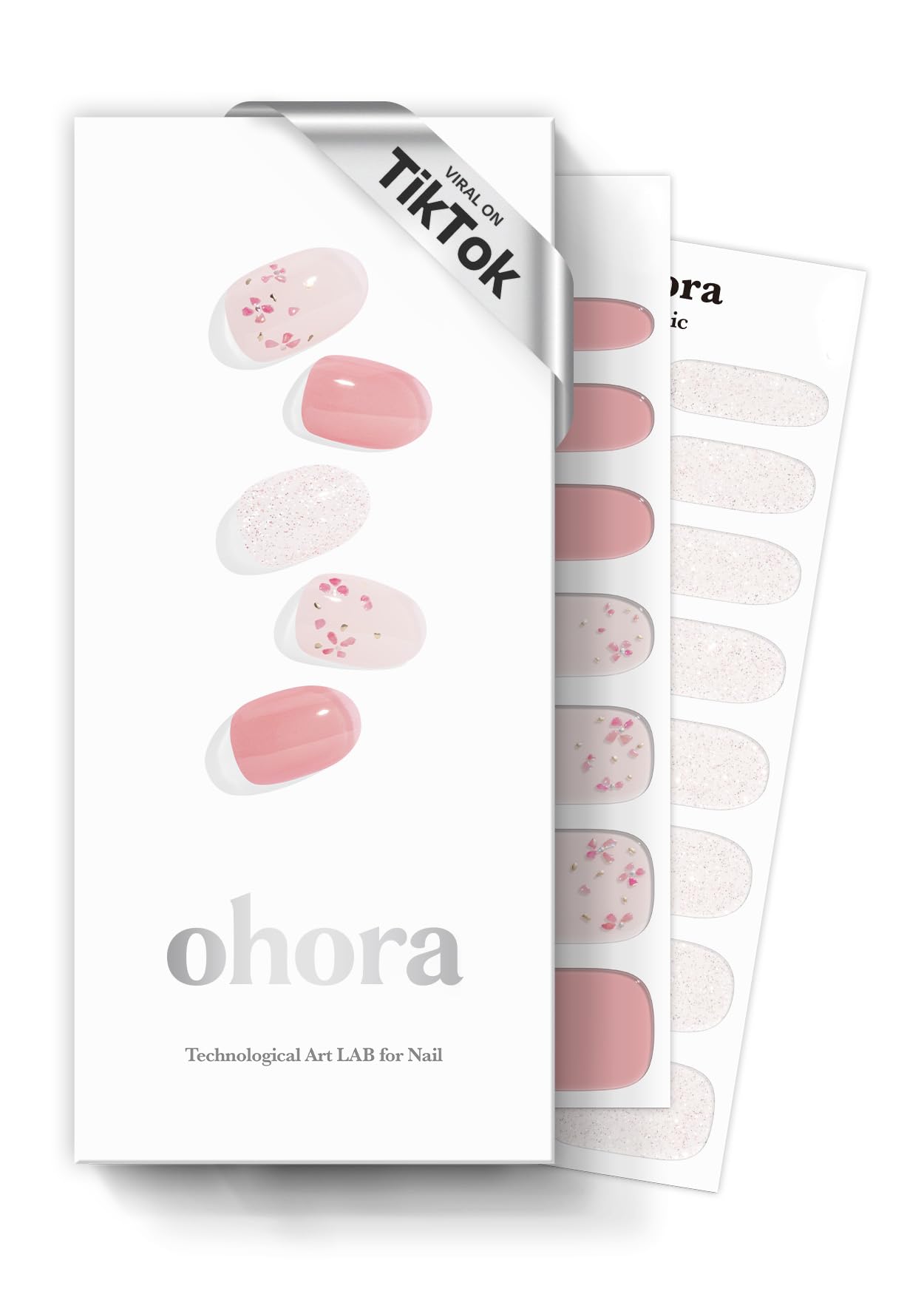 ohora Bandes Gel Semi-Cuites N Rose Diamond – emballage compact et pratique.