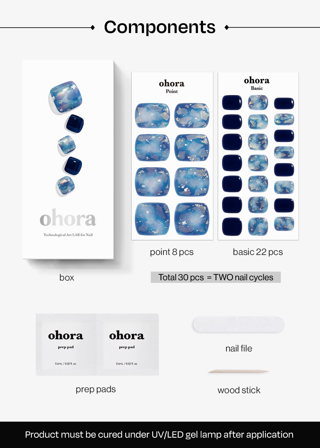 ohora P Aube couleurs accent et unies pour divers styles