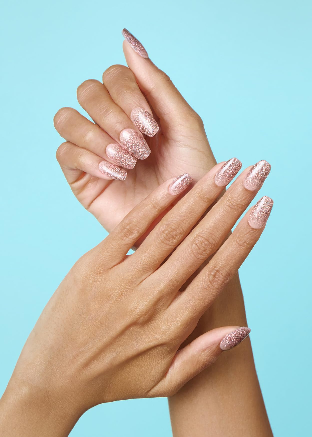 Ohora Bandes gel semi-cuits glitter, éclat discret et longue tenue.