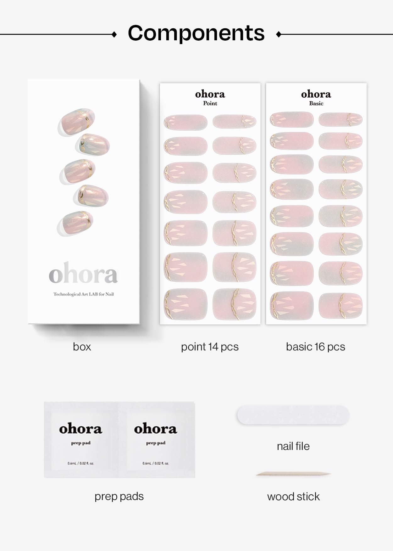 ohora Gel Semi-Cur&eacute; N Pink Mermaid longue tenue sans chocs fréquents.