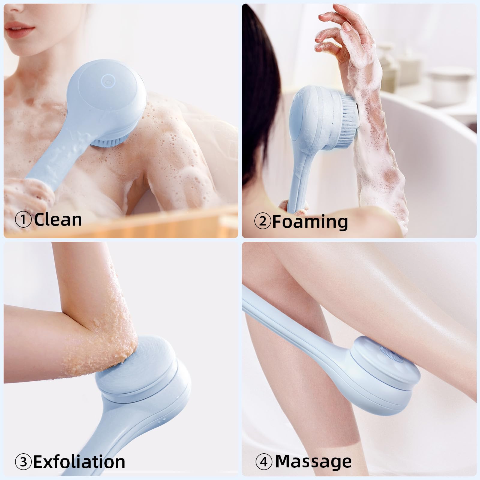 Brosse Oh,XIYU étanche IPX7 pour une utilisation sous la douche.