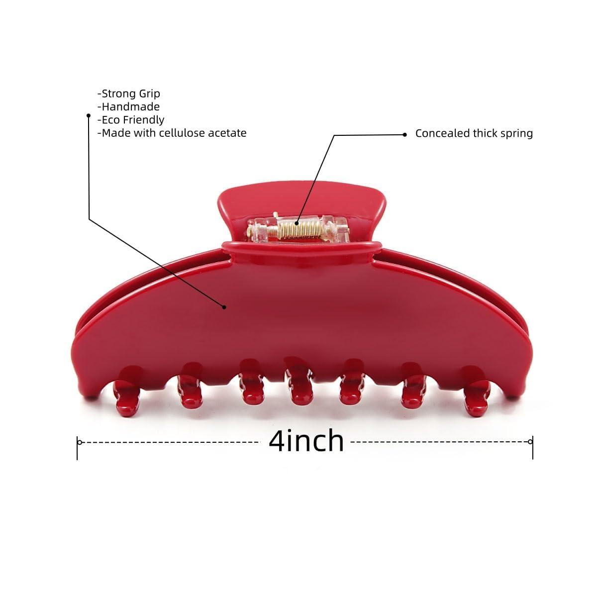 Pinces OideGuiing anti-glisse en acétate pour un maintien fiable.